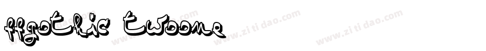 FFGothic TwoOne字体转换